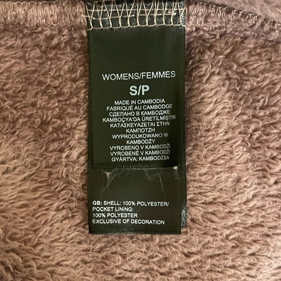 The Northface Osito Jacket Midnight Mauve Size Small - Picture 7 of 7